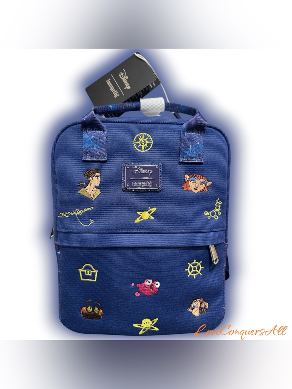 Loungefly Disney Treasure Planet Embroidered Canvas Mini Backpack